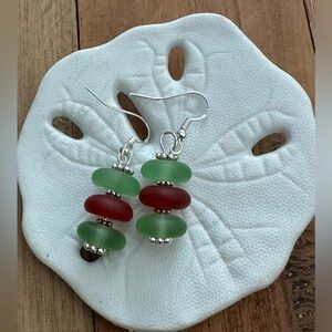Seaglass Dangle Earrings
